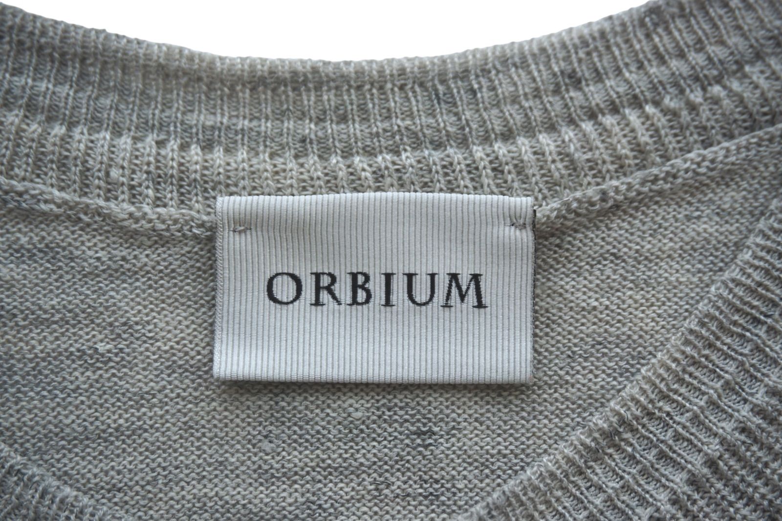 ORBIUM オルビウム Round Neck Scarf ラウンドネックニット
