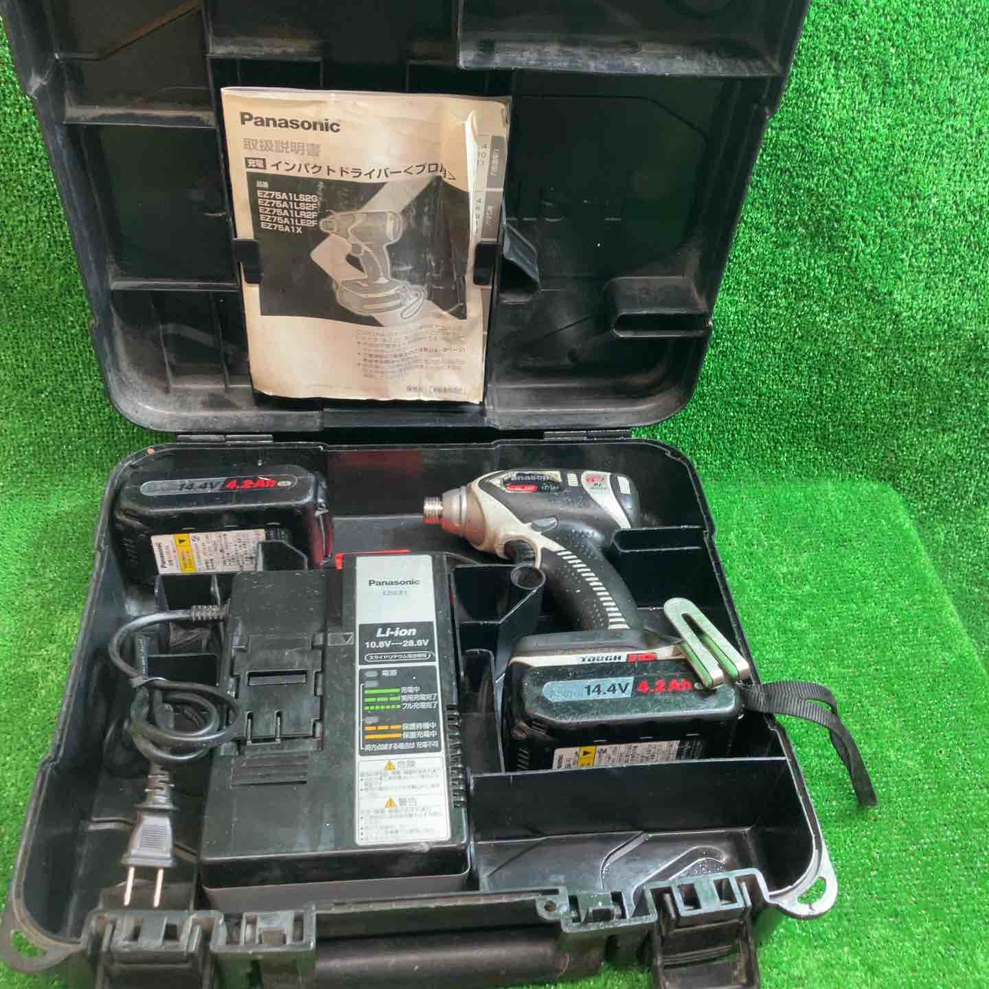 品 パナソニック Panasonic コードレスインパクトドライバー EZ75A1LS2F-H 動作 済み 川越店