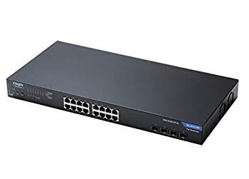 【中古】エレコム スイッチングハブ 16ポート ギガビット PoE機能搭載 レイヤー2 耐熱50度 ループ防止機能  EHB-SG2B16F-PL