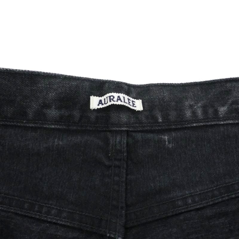 1　AURALEE 24AW デニム　ブラック　オーラリー　黒 皆様お待ちかね24AWの立ち上がりです！【AURALEE】まずは定番の