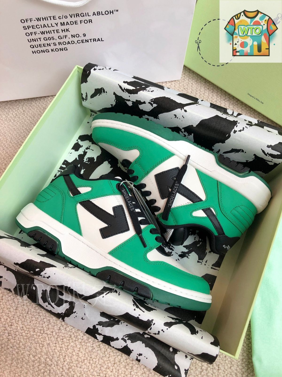 オフホワイト OFF WHITE 男女兼用 カジュアルシューズ スニーカー37-3