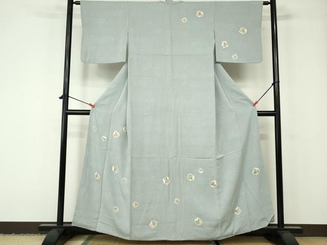 平和屋着物▽中国三大刺繍 スワトウ刺繍 相良刺繍 訪問着 総刺繍