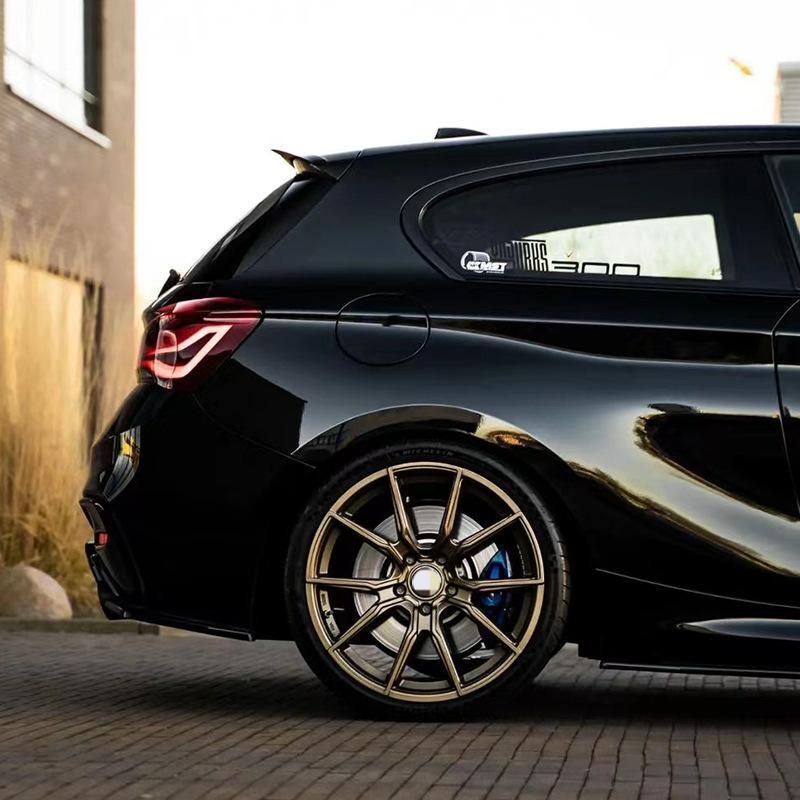 BMW 1シリーズ F20対応 小型リアスポイラー トップウィング ABS製 無加工取付可 グロスブラック カーボン調 DL14LYX