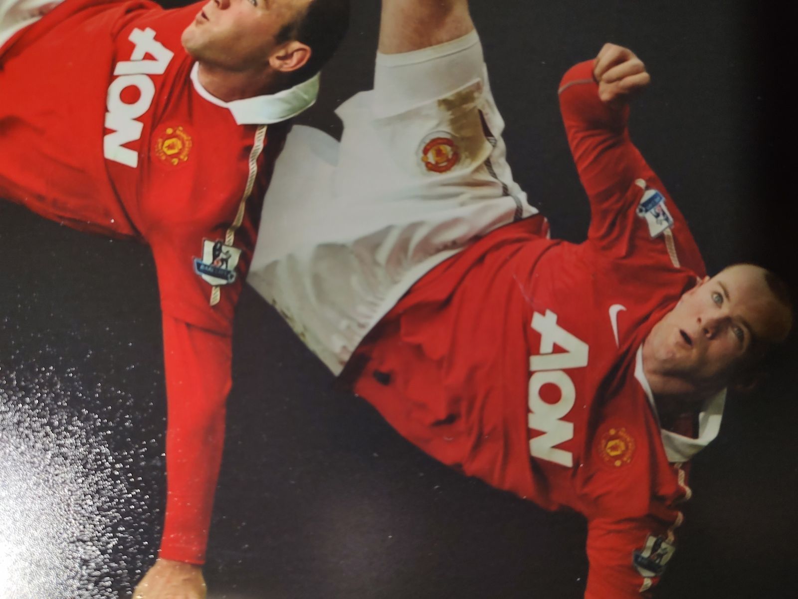 Wayne Rooney（ウェイン・ルーニー） サイン photo (オーバーヘッド