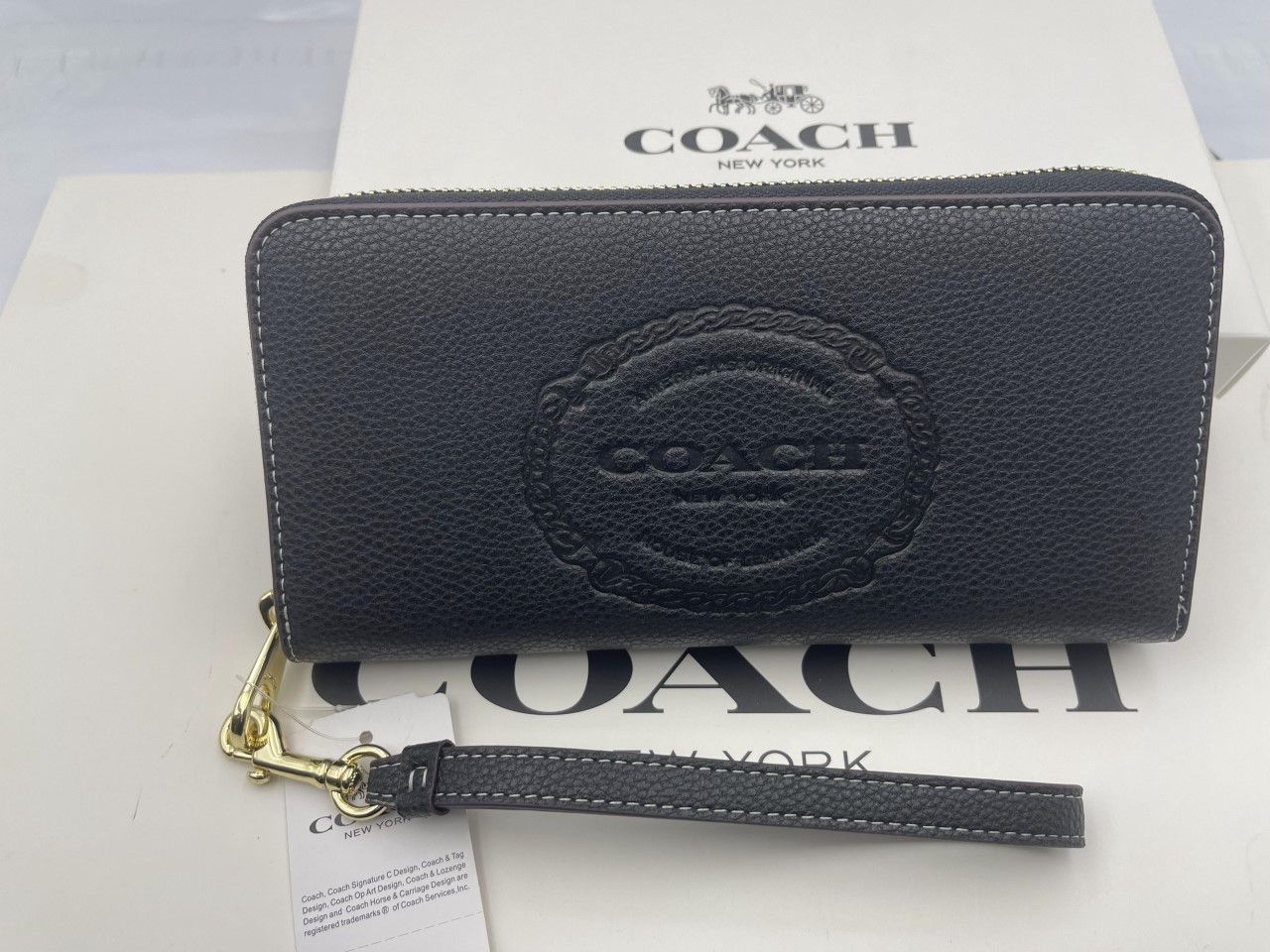 コーチ COACH 長財布 財布 シグネチャー アコーディオンラウンドジップ 