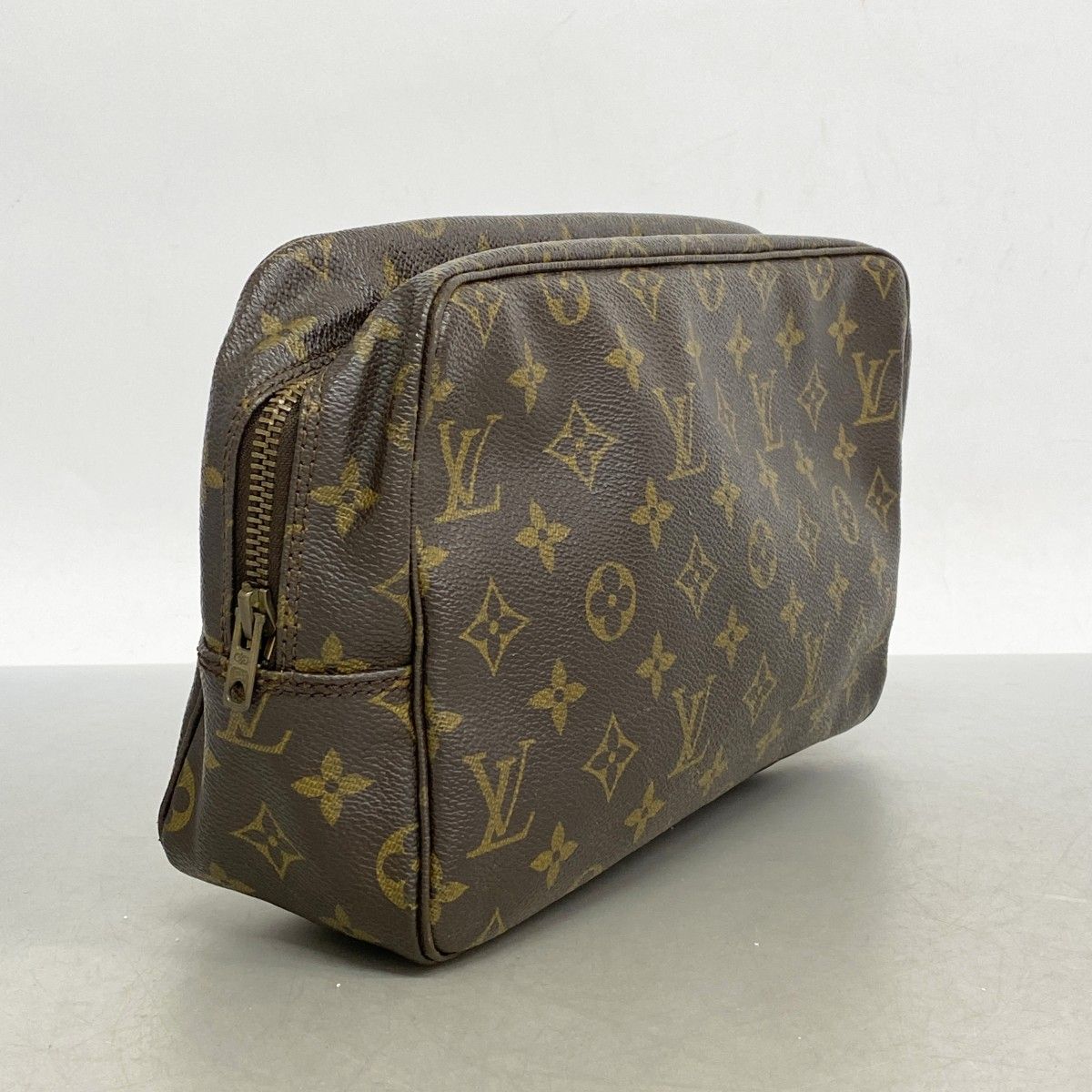 5md4467 ルイヴィトン ポーチ モノグラム トゥルーストワレット28 M47522 ブラウン レディース