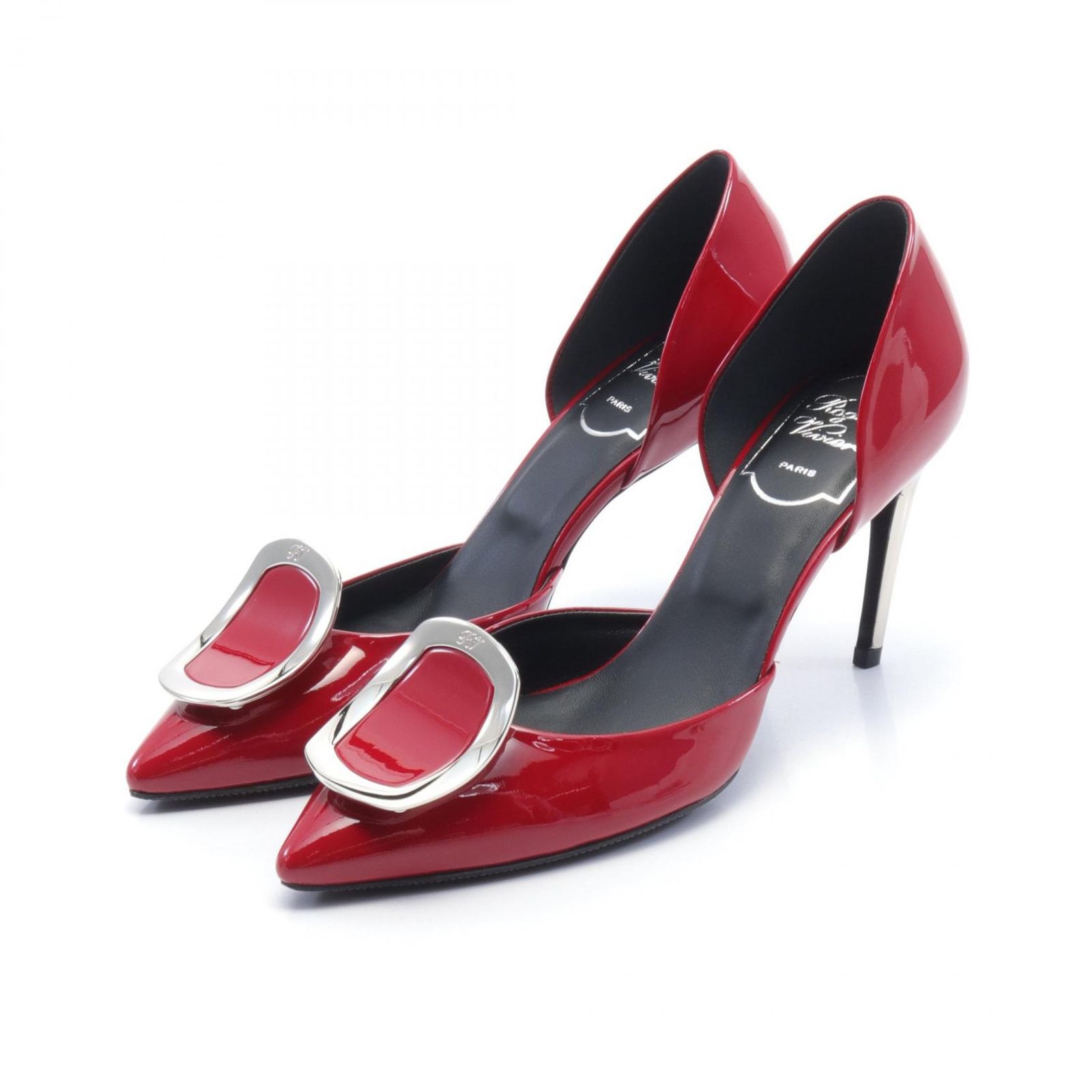 roger vivierロジェヴィヴィエバイカラーパンプス37.5 ロジェ・ヴィヴィエ パンプス Roger Vivier ロジェ ヴィヴィエ