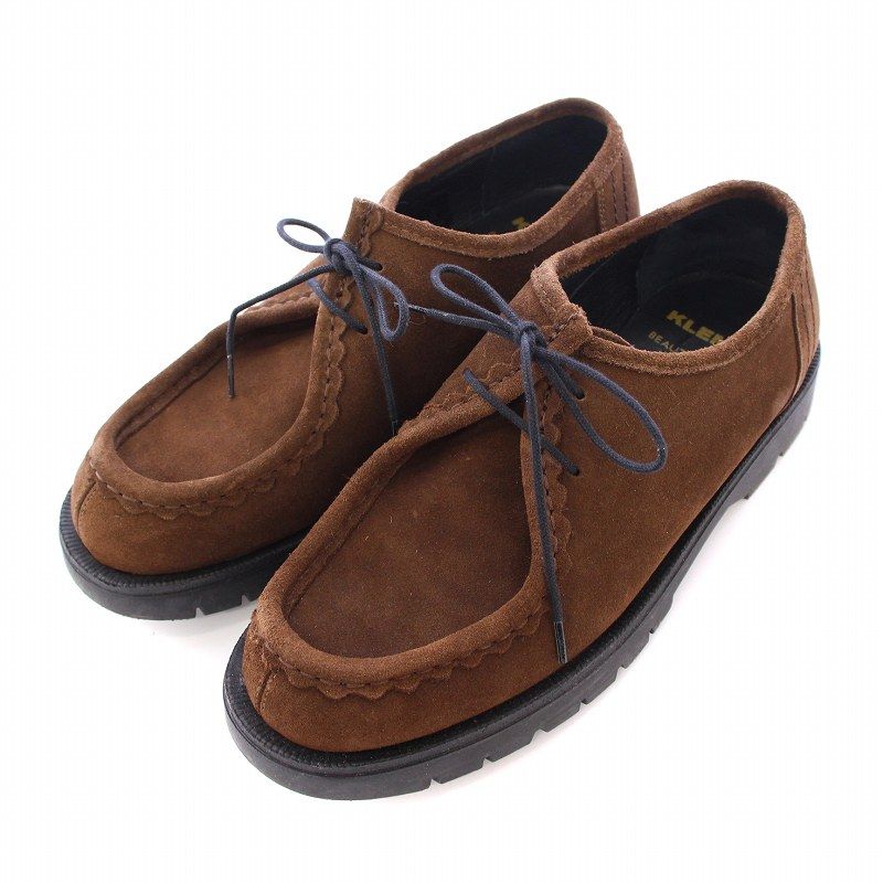 B-Y ユナイテッドアローズ BEAUTY-YOUTH ビューティー-ユース KLEMAN 別注 PADRE BRSUEDE Padror パドロール チロリアンシューズ レースアップ ローヒール スエード 40 茶 ブラウン |BB