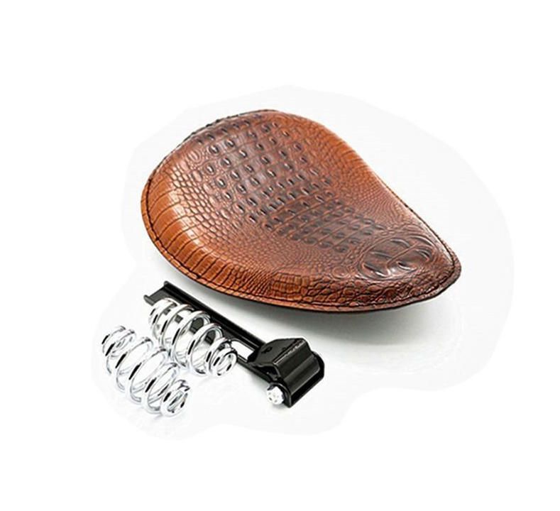 オートバイレトロブラウン/黒ワニブラケット + 3 春ブラケット