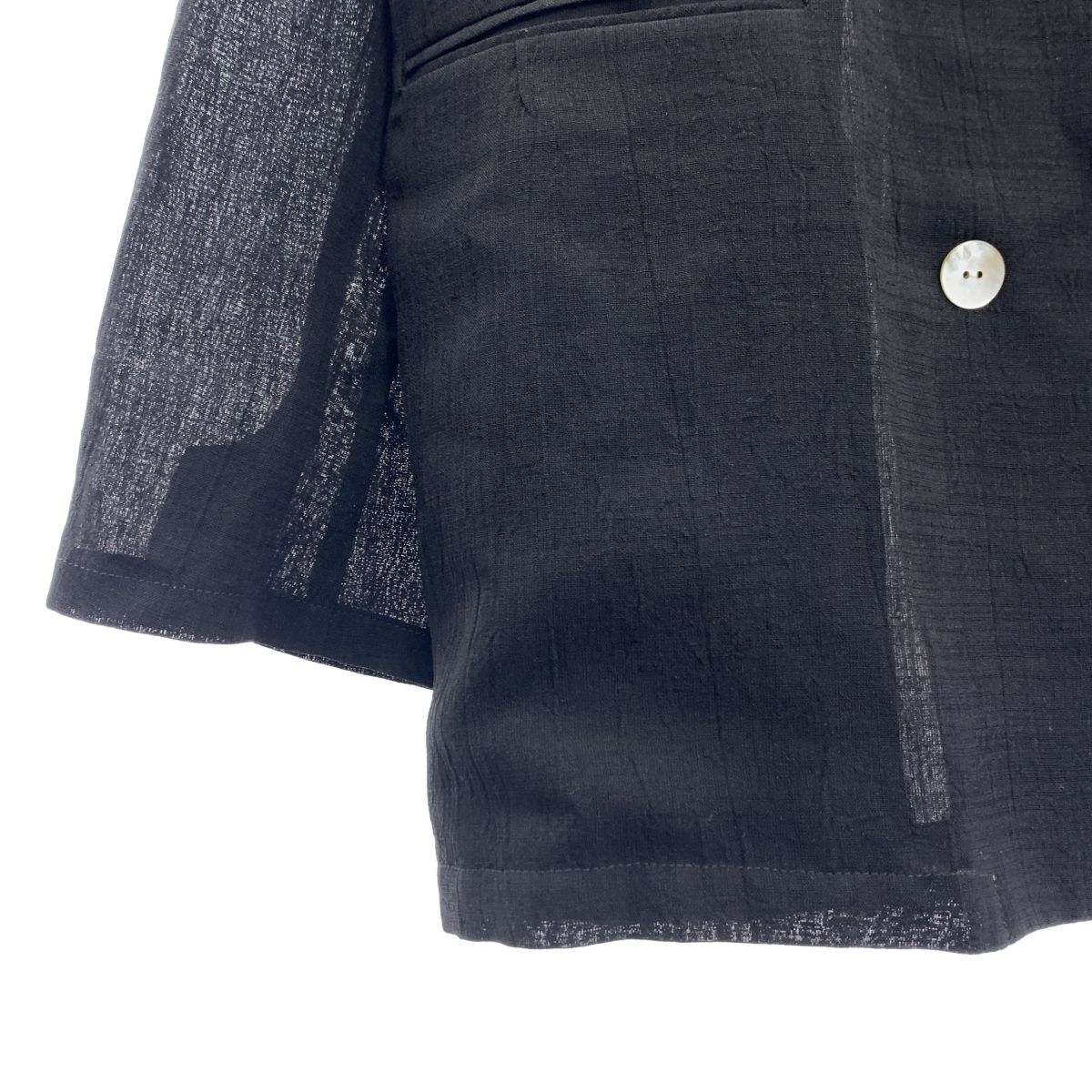 新品】 SHENERY / シーナリー | シアー ダブル ジャケット | F