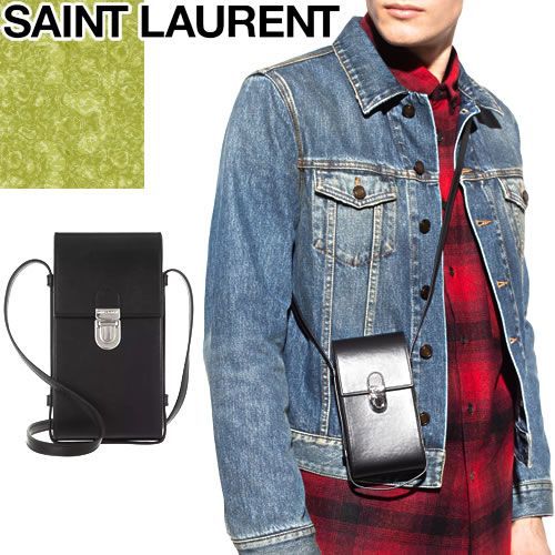 サンローラン パリ SAINT LAURENT PARIS バッグ フォンポーチ スマホショルダー ネックポーチ メンズ レディース ロゴ レザー 革  本革 ブランド 斜めがけ おしゃれ 黒 ブラック PHONE POUCH 667718 2VK0N - メルカリ