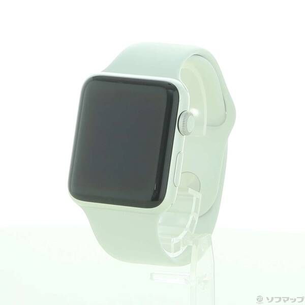 中古品〕 Apple Watch Series 3 GPS 42mm シルバーアルミニウム 中古品〕 Apple Watch Series 3 GPS 42mm シルバーアルミニウム