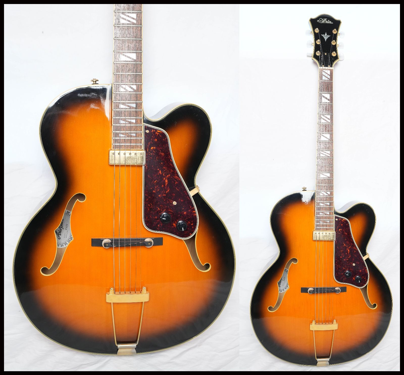 フルアコAriaProⅡ フルアコAriaProⅡ 1980s Aria Pro II ZZ Deluxe Blue Burst