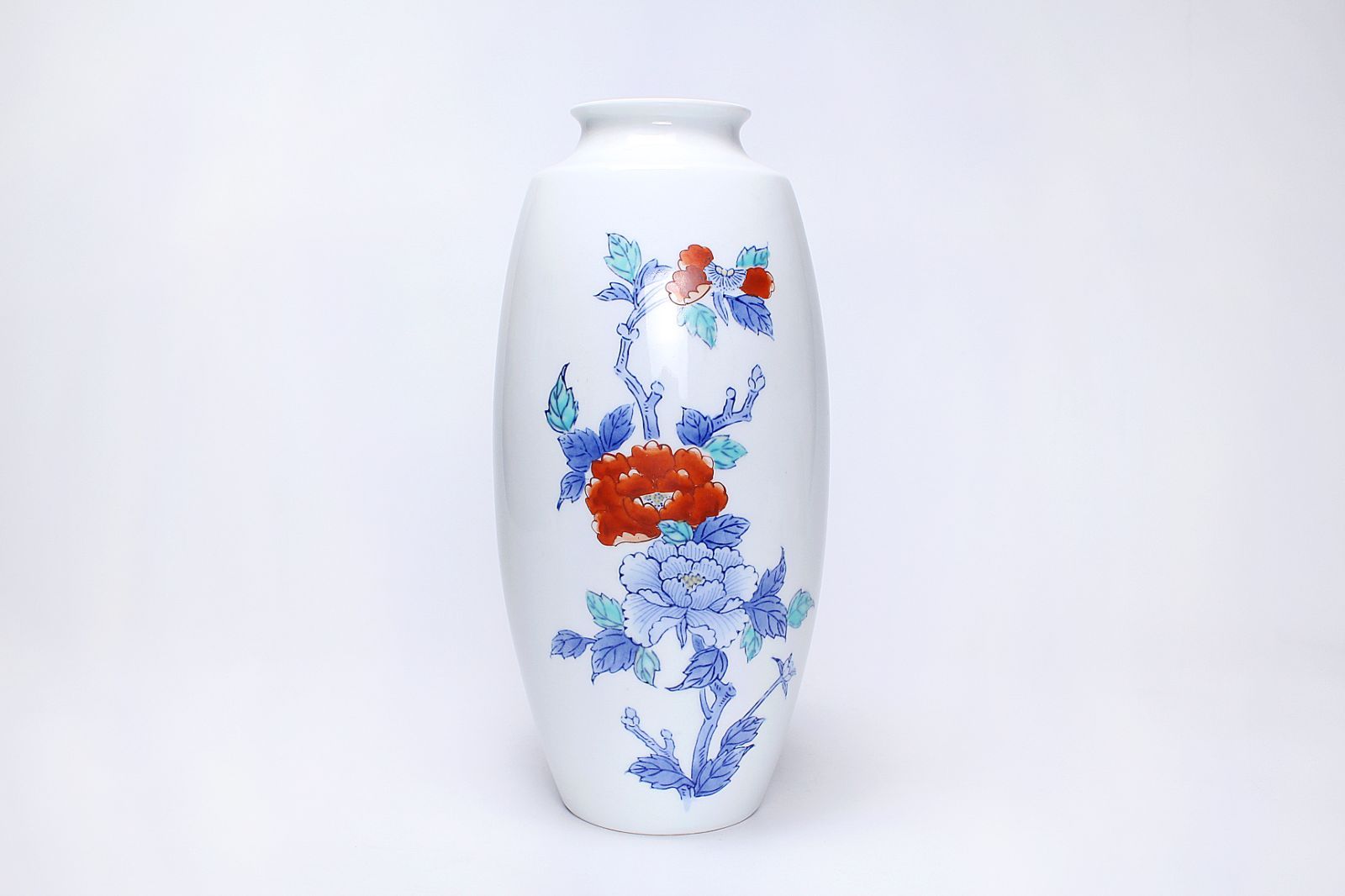 色鍋島御庭焼 花瓶 鍋島忠山作 美品 共箱【正一古美術】 - メルカリ