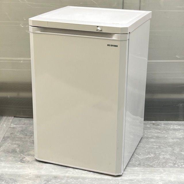 アイリスオーヤマ ノンフロン冷凍庫 IRISOHYAMA IUSD-9B-W 85L 1ドア 右開き B |512546