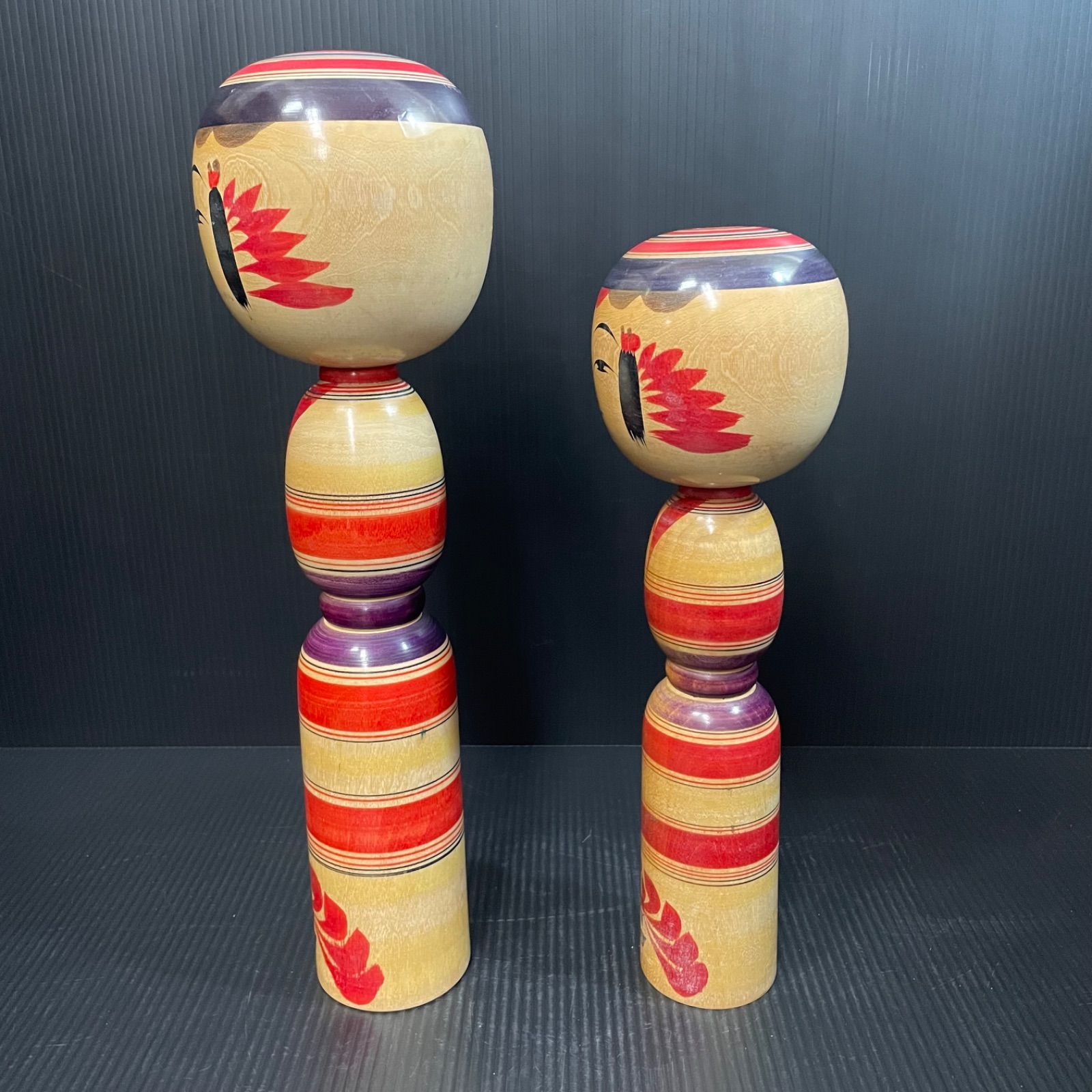 日本伝統こけし 佐藤慶明 作品 弥治郎系 高さ約36cm 古こけし 民芸品 人形 日本伝統こけし 佐藤慶明 作品 弥治郎系 高さ約36cm 古こけし 民芸