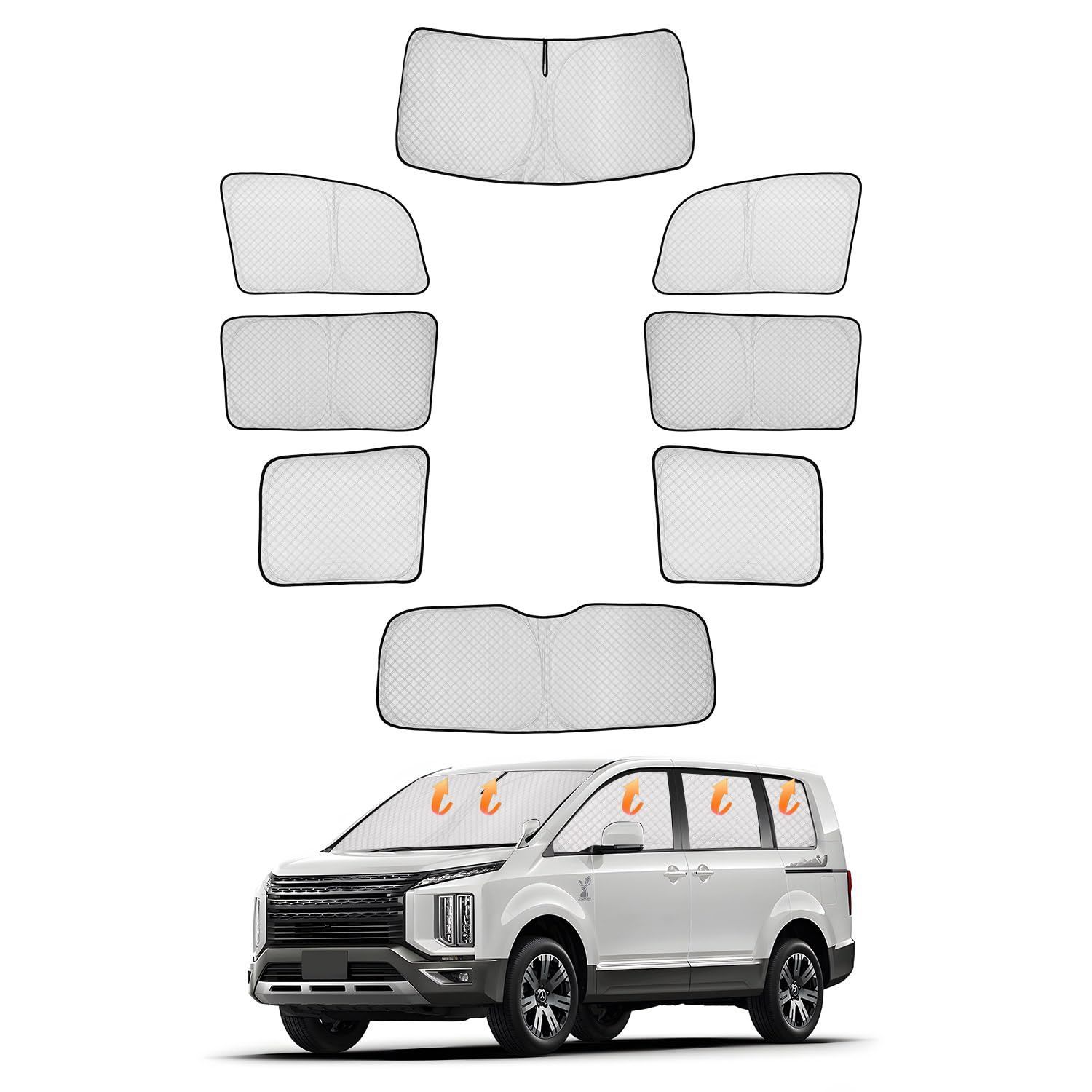 Aizu（アイズ） マルチシェード・シルバー／グレー フロント（5枚