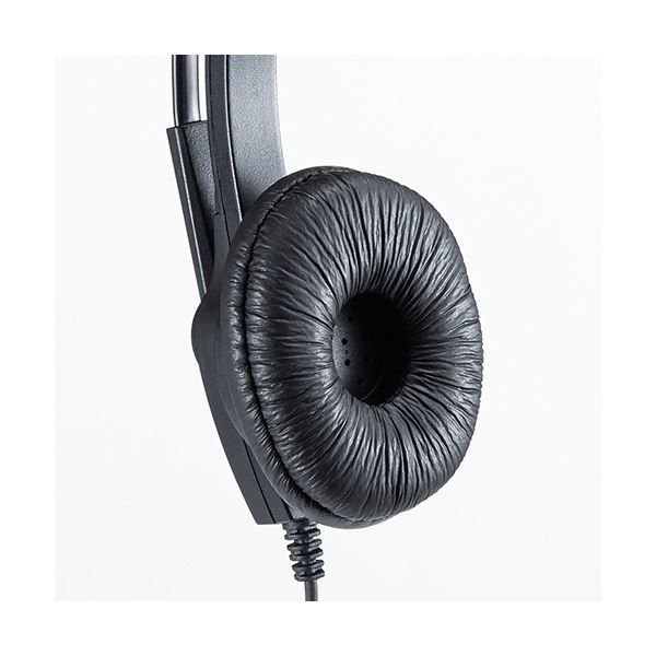 サンワサプライ USBヘッドセットブラック