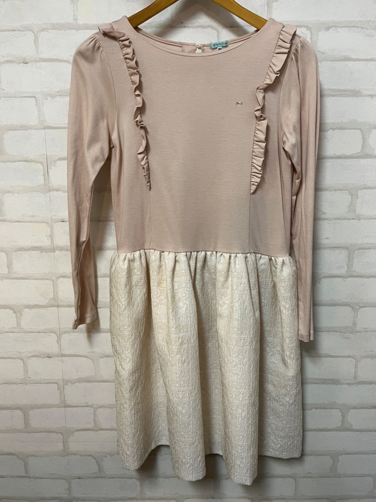 子供服 ブランド トッカ TOCCA ワンピース 160㎝ トッカワンピース 食事会 結婚式 発表会 ピアノ発表会