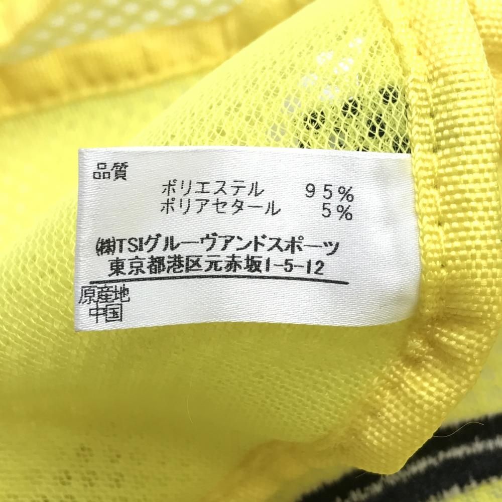 超美品】パーリーゲイツ メッシュポーチ イエロー×黒 ニコちゃん