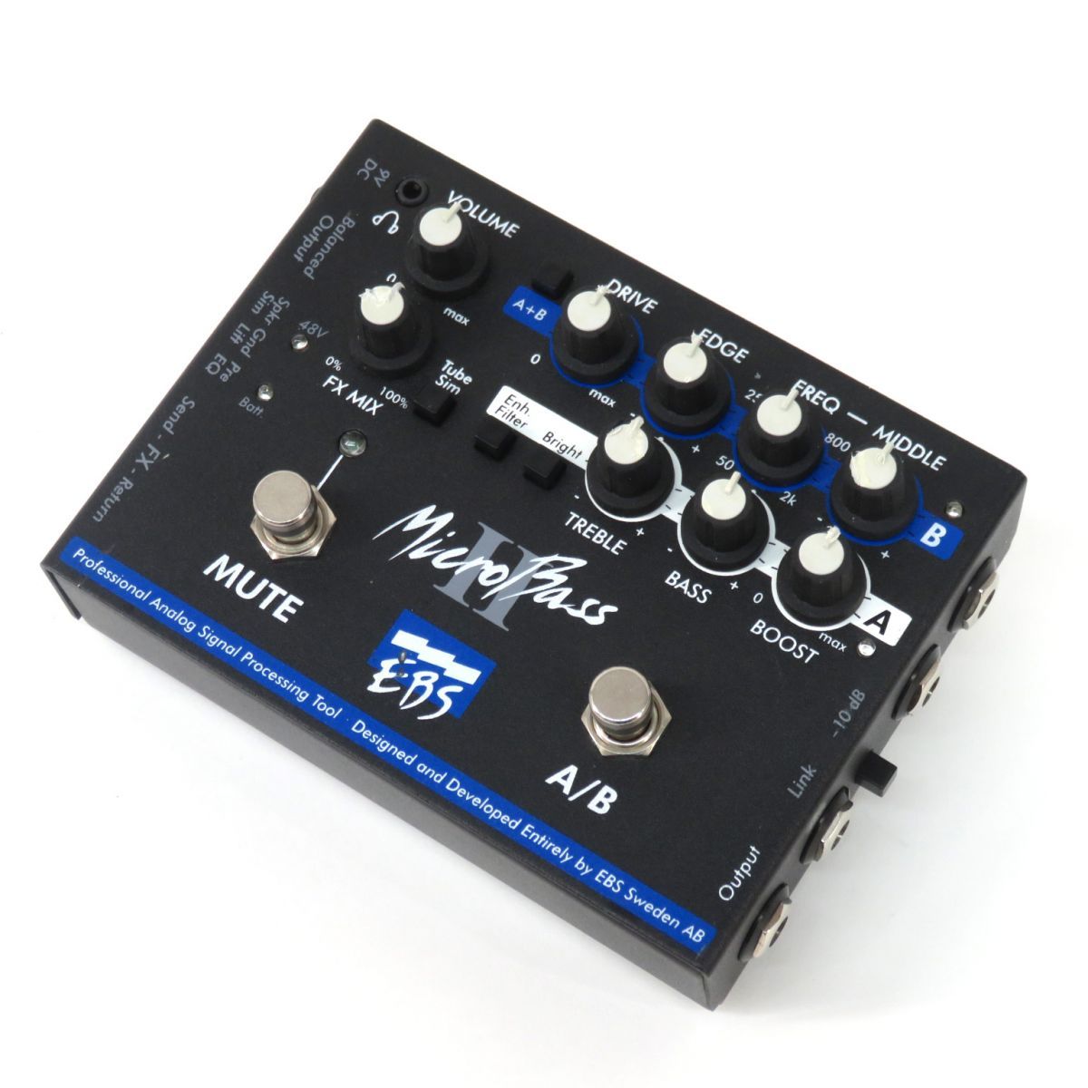 EBS イービーエス Micro Bass II ベース用 エフェクター プリアンプ ※中古 - メルカリ