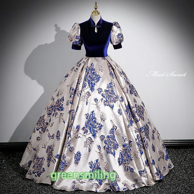 LEJA】 オリーブグリーン フリルドレス結婚式お呼ばれドレス