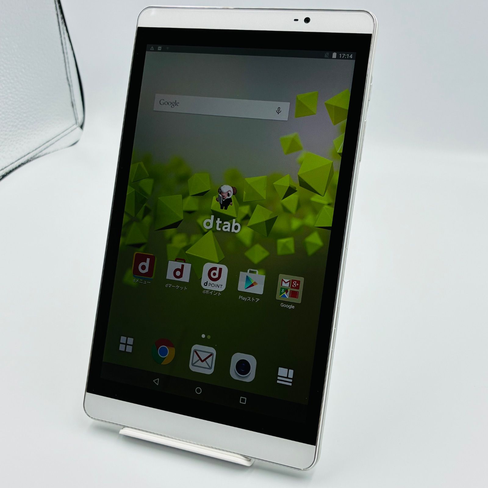 【2864】DOCOMO dtab d-02H 使用感無し 極美品 初期化済み 自立スタンド 取説付き 16GB シルバー 判定○ 中古美品 docomo dtab Compact d-02H docomo dtab Compact d-02H