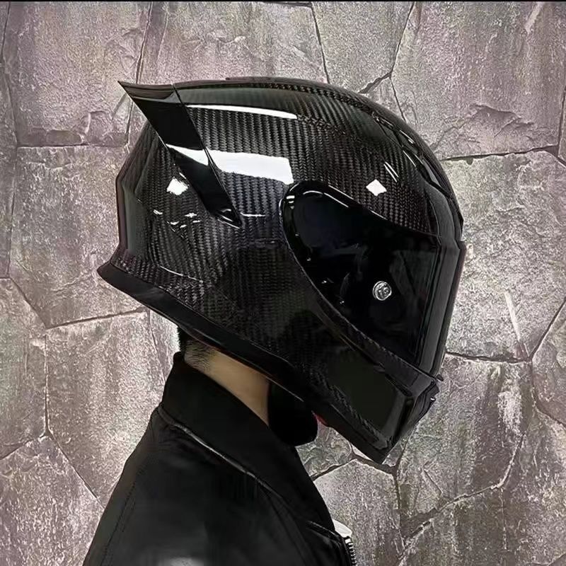 フルフェイスヘルメット 本物カーボン製品 カーボンファイバーヘルメット軽量M〜XXL