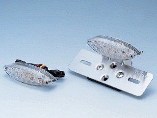【新品・4営業日で発送】KIJIMA キジマ テールランプ スリムキャッツアイ LED クリア (218-3112)