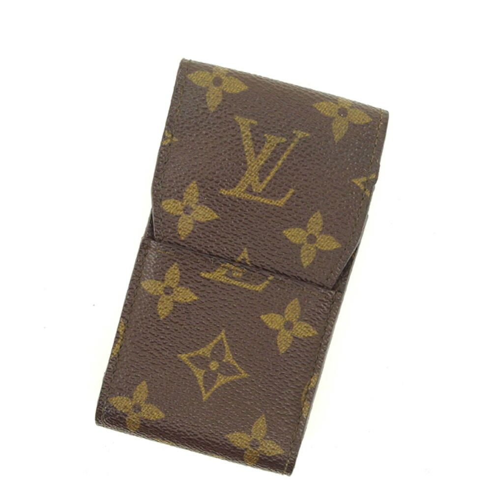 ルイ ヴィトン LOUIS VUITTON シガレットケース モノグラム エテュイシガレット ブラウン ベージュ レディース
