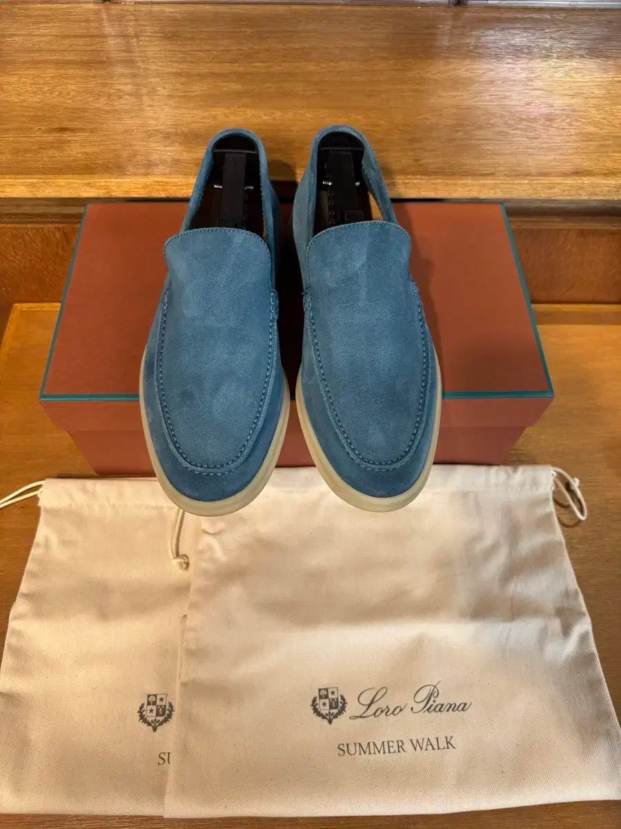 ロロピアーナ　サマーウォーク　ローファー　チャーム　ネイビー　35 1/2 ロロピアーナ サマーウォーク ローファー チャーム ネイビー 35 1/2