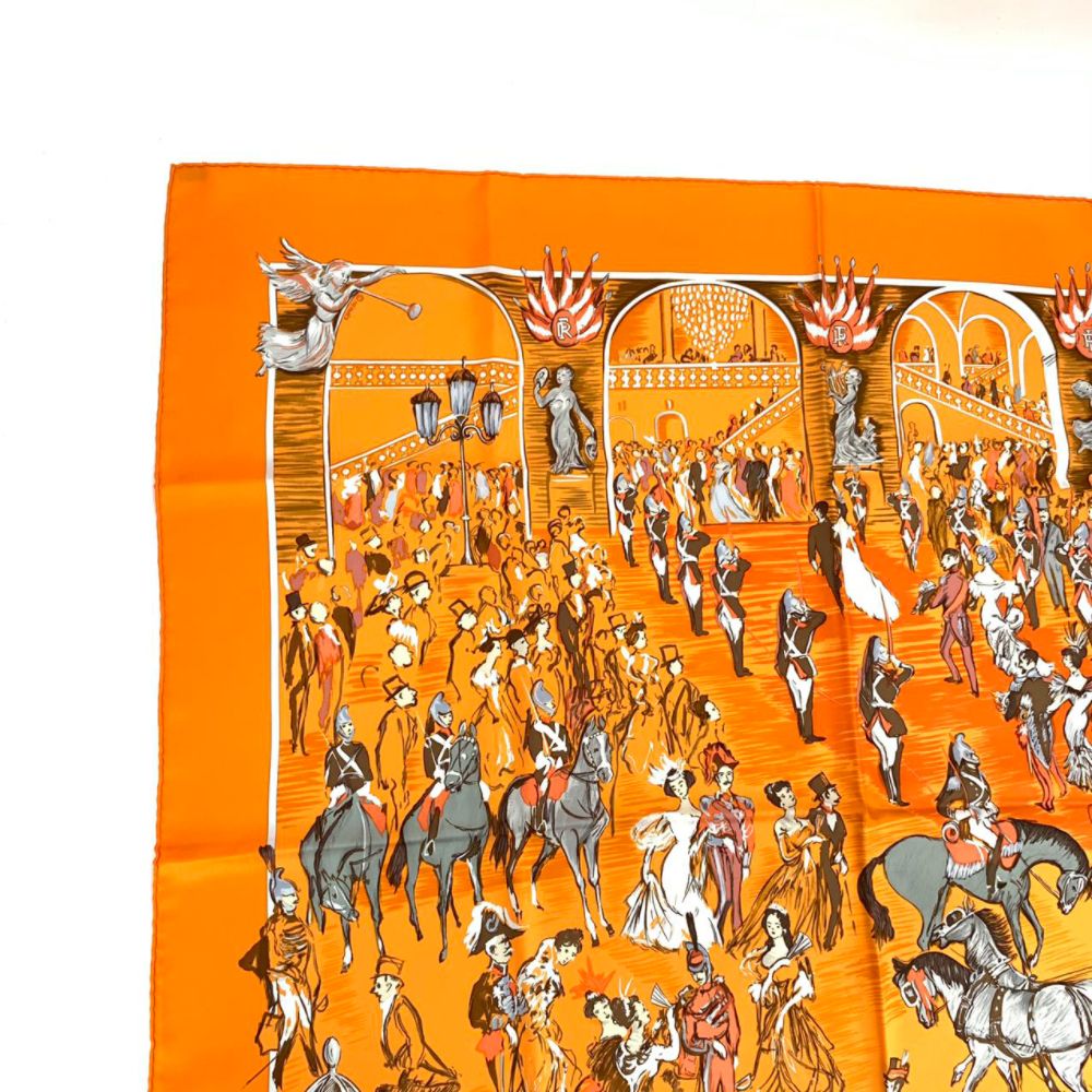 ⭐︎新品未使用⭐︎Hermès カレ90 Carnets de Bal 舞踏会の手帖 希少 極美品 HERMES エルメス カレ90 スカーフ SOIREE DE GALA