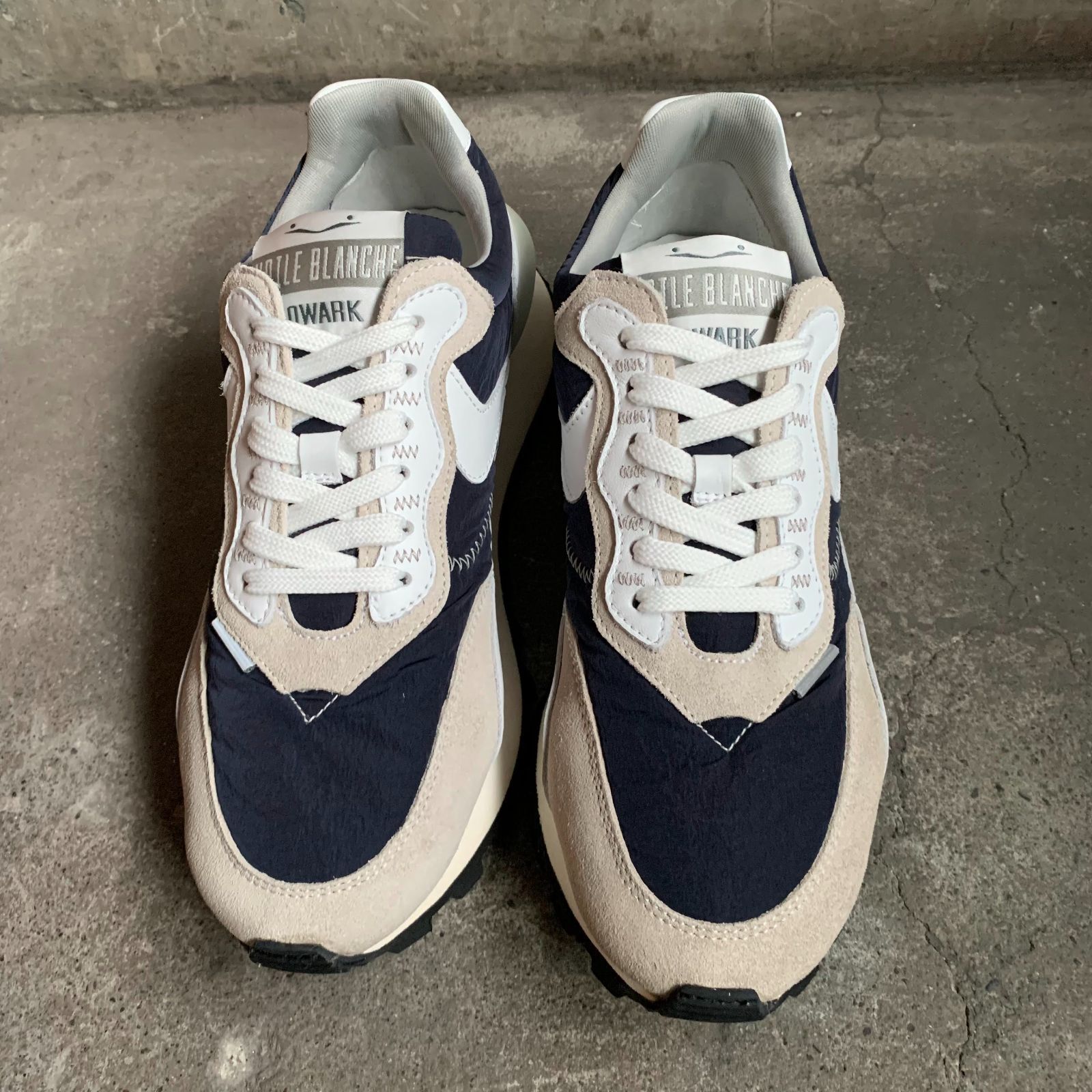 【関税/送料込】VOILE BLANCHE QWARK HYPE MANスニーカー VOILE BLANCHE - QWARK HYPE MAN ナイロン × スエード