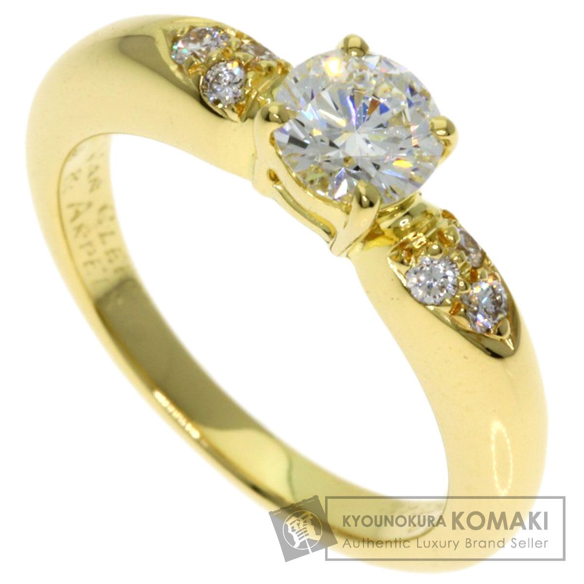 Van Cleef - Arpels ヴァンクリーフ＆アーペル ダイヤモンド リング 指輪 K18YG レディース