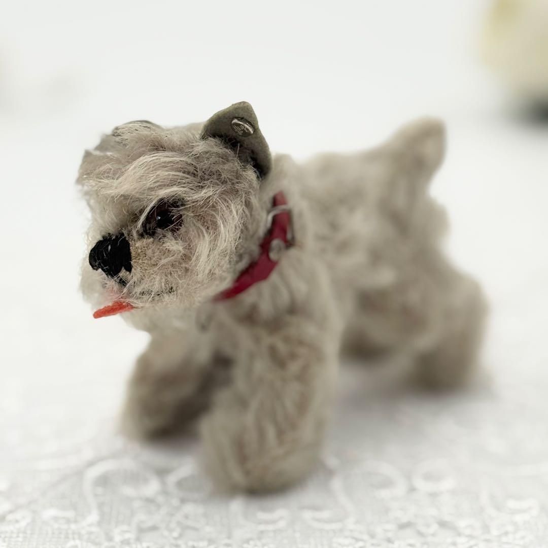 毎日新作アイテム入荷中！ シュタイフ Schnauzer Tessie シュナウザーのテッシー 最小サイズ ビンテージ アンティーク Steiff STEIFF