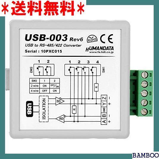 IUP1 USB RS485/422 絶縁型変換器 USB-003 CE対応 1529 - バンブー