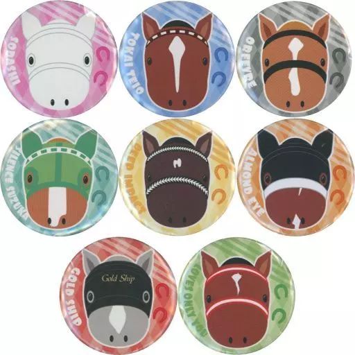 中古】バッジ・ピンズ 全8種セット 缶バッジ 「DMMスクラッチ 
