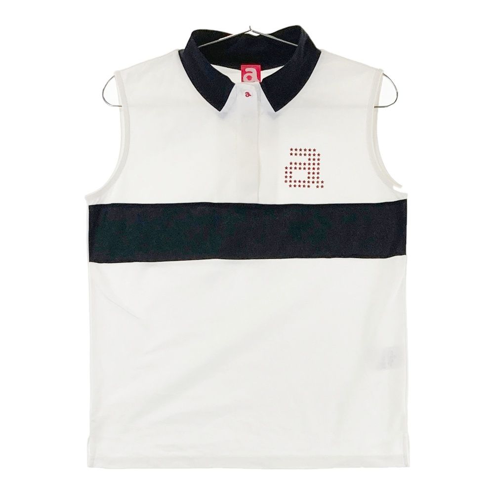 新品 アルチビオ ノースリーブシャツ レディース サイズ40 L ゴルフウェア サイズ：40 ARCHIVIO アルチビオ ノースリーブシャツ ホワイト系