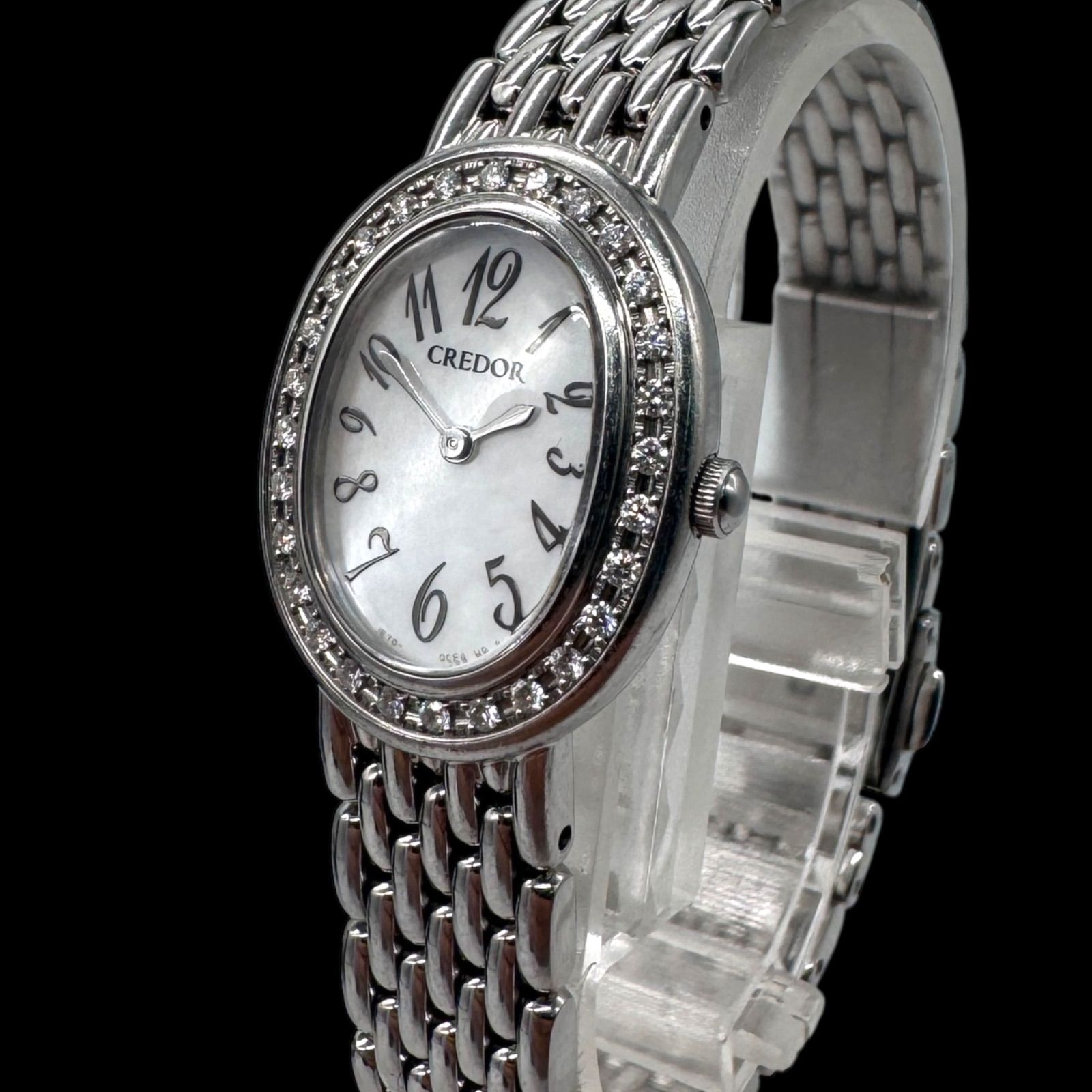 稼働 美品 SEIKO セイコー CREDOR クレドール シグノ ダイヤベゼル