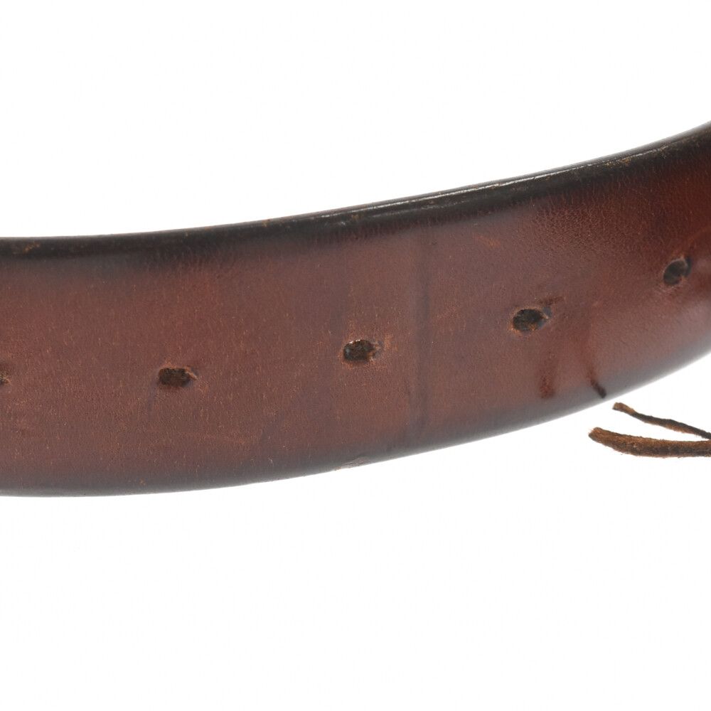 goro's (ゴローズ) 4cm可動式角 バックル ギザコンチョ付き ベルト