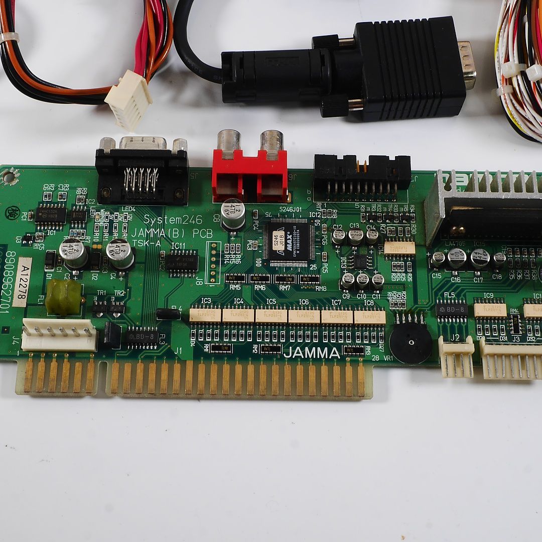 NAMCO システム246・256専用 I/Oボード 全ケーブル付属+ステレオ