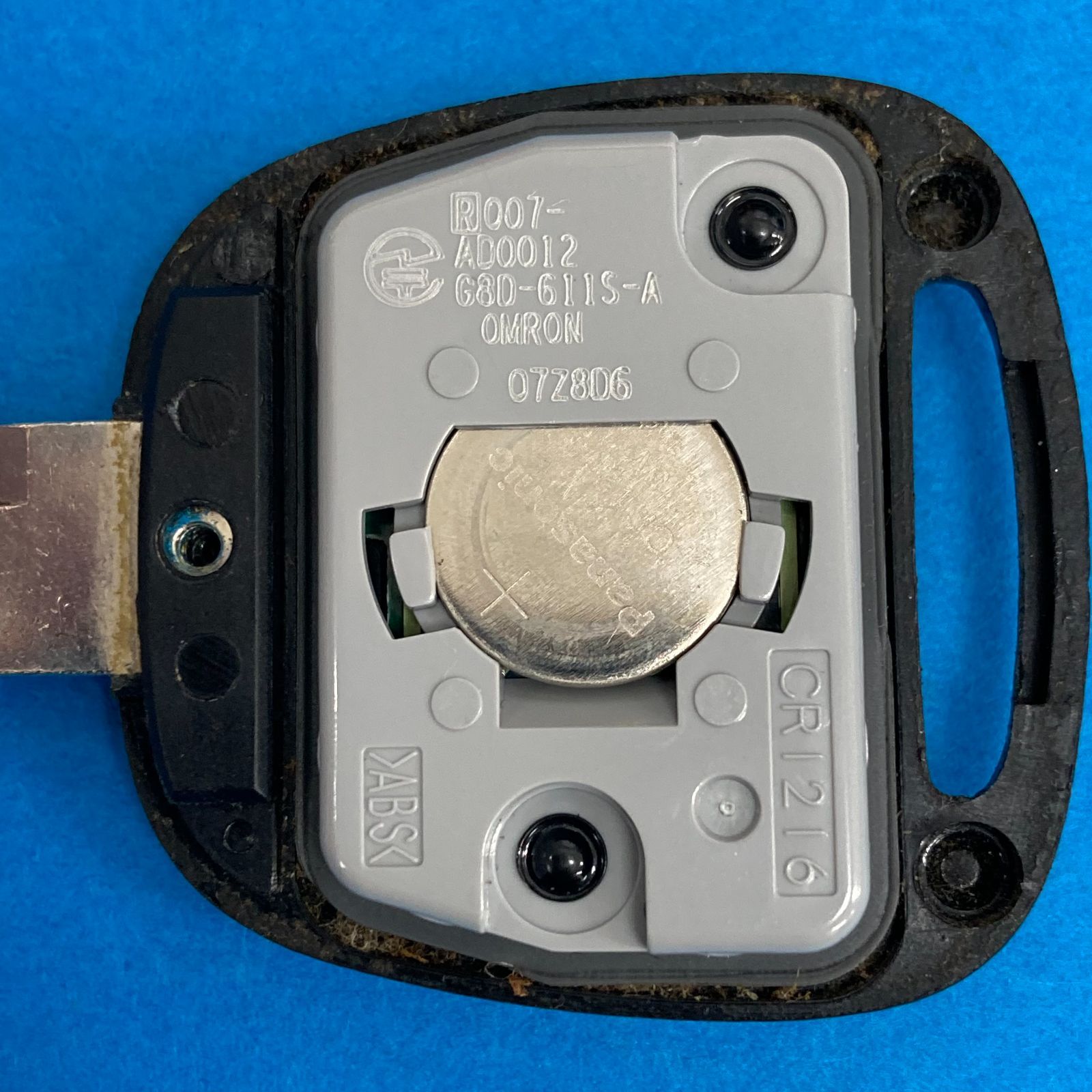 スズキ エブリィ DA17V キーレス 鍵 灰色基盤 1つボタン 007-AD0012 C8