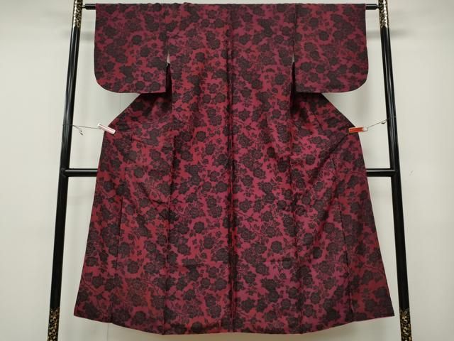 平和屋着物○湘南友禅 内田芳光 小紋 大小あられ 正絹 逸品 未使用