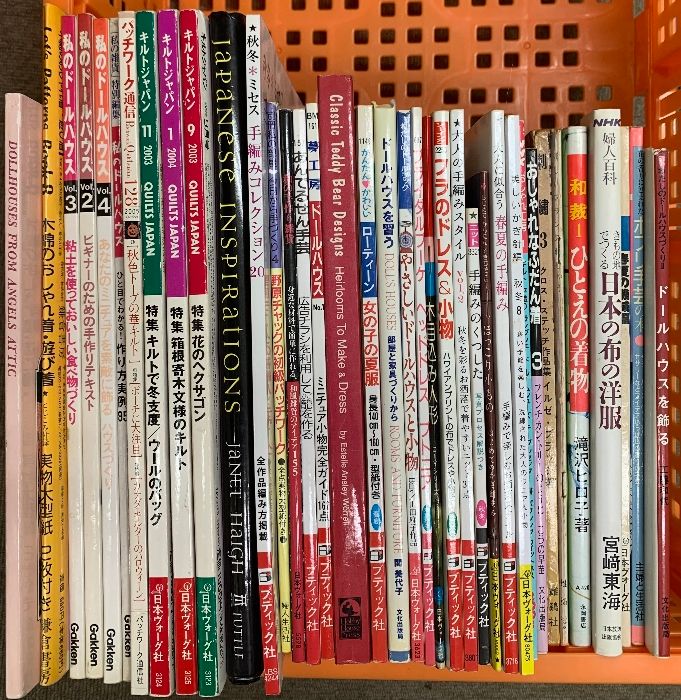2 手芸 関連本 35冊以上 セット ドールハウス 手編み キルト
