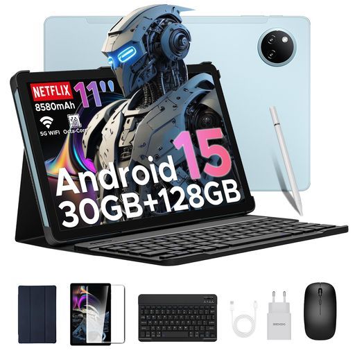 Android15タブレット初登場 DOOGEEA9pro セット版11インチアンドロイドタブレット8コアwi-fiモデル30GB 128GB 2TBTF拡張WidevineL1