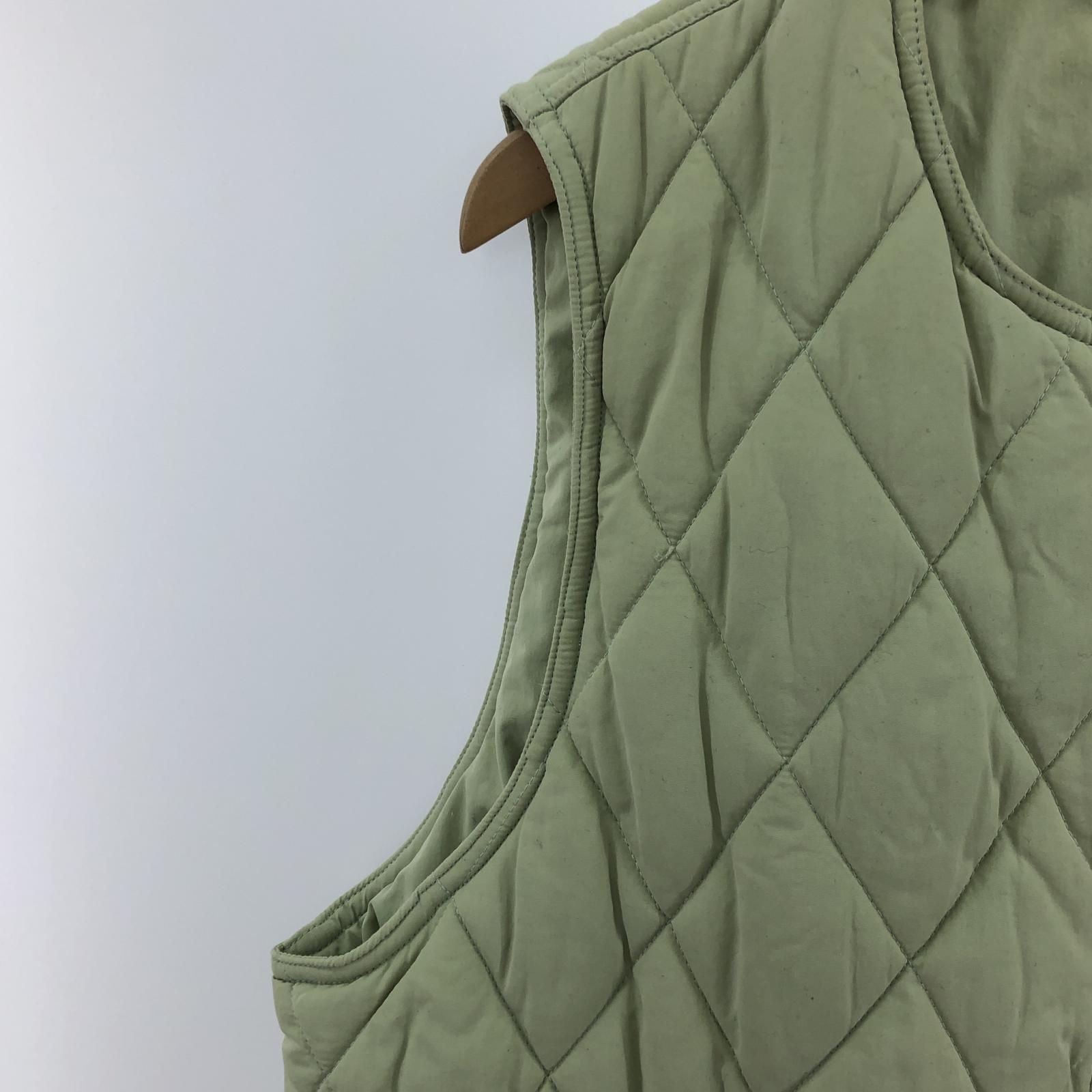 STUSSY/Diamond Quilted Vest/キルティングベスト/S/グリーン - メルカリ