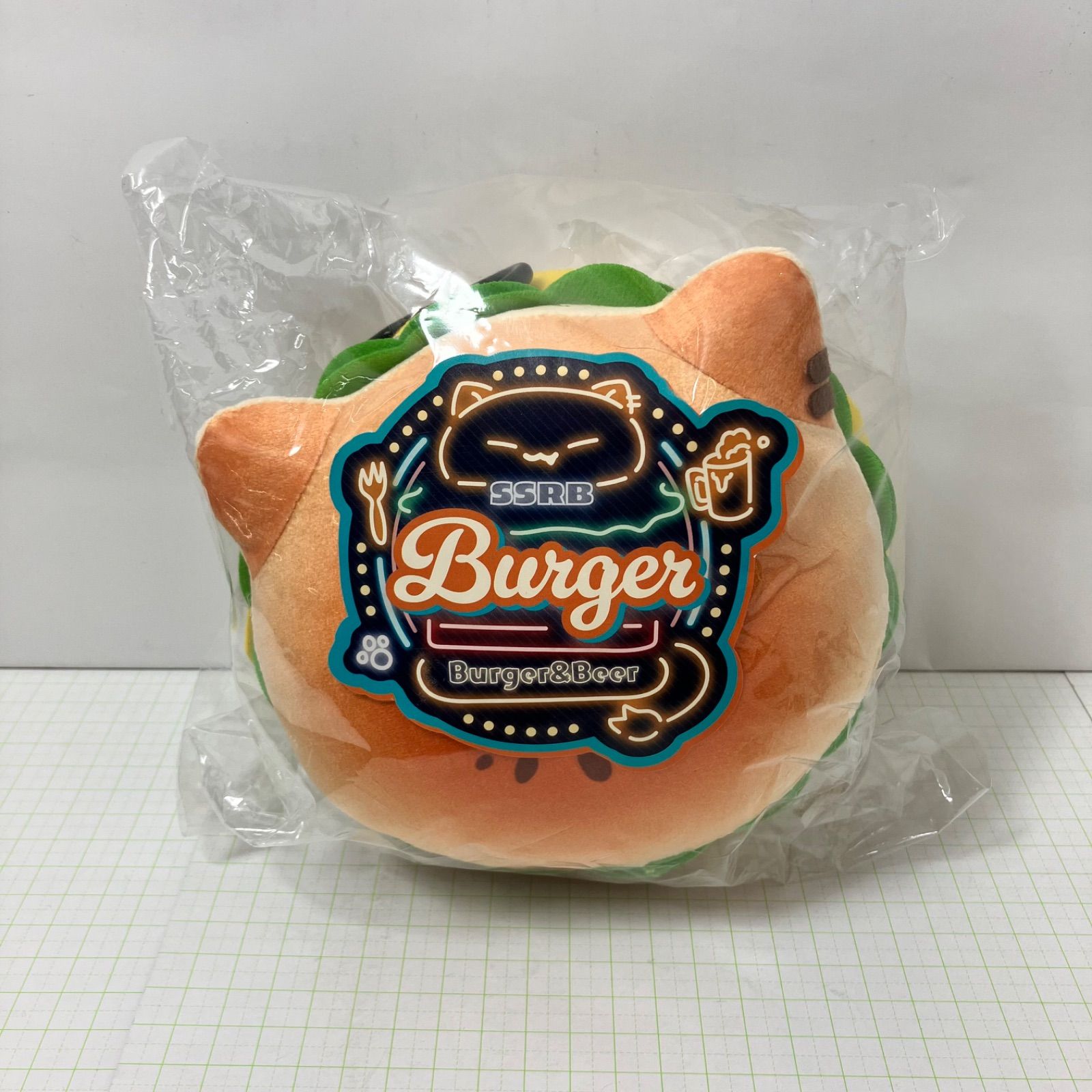 SSRBバーガーぬいぐるみ 「獅白ぼたん 活動4周年記念」 瀬戸店】未開封 獅白ぼたん SSRBバーガーぬいぐるみ 活動4周年