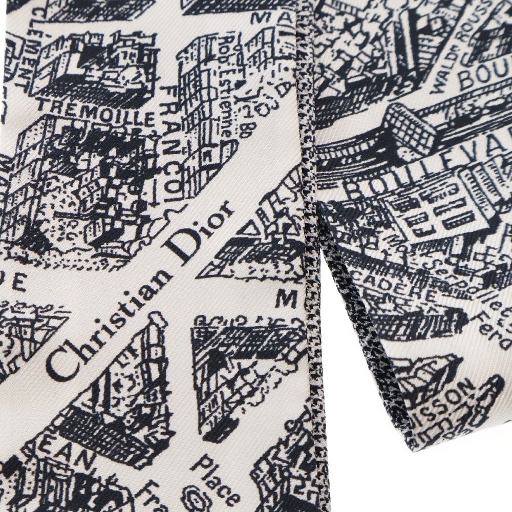 【未使用】DIOR ディオール　ミッツァスカーフ Plan de Paris 大人気！すぐ届く！PLAN DE PARIS ミッツァ スカーフ シルク