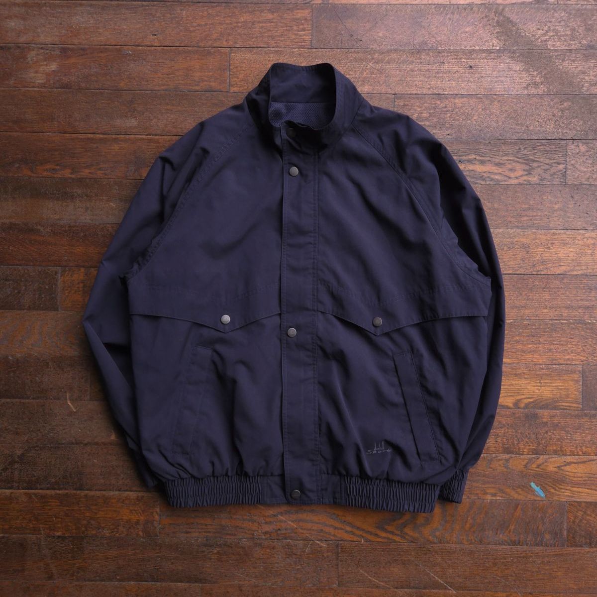 dunhill sports ダンヒル スポーツ カバーオール アウタージャケット ネイビー メンズ L 90s 00s