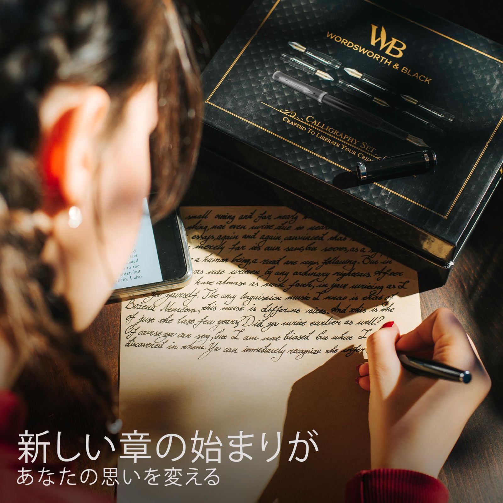 新着商品 インクカートリッジ6本 インクリフィルコンバーター インクボトル付き 交換用ペン先6本 パッケージ ギフトセット ジャーナリング 滑らかな筆記ペン カリグラフィーペン ブラックゴールド カリグラフィー用ペンセット WWW_OPDRERGINERDOGAN_COM